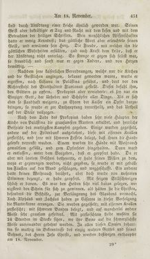 Image of the Page - 451 - in Legenden der Heiligen auf alle Tage des Jahres - Die Herrlichkeit der katholischen Kirche, dargestellt in den Lebensbeschriebungen der Heiligen Gottes, Volume 1