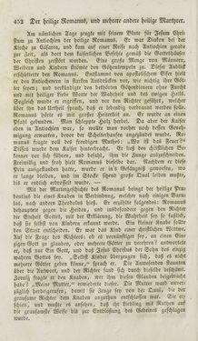 Image of the Page - 452 - in Legenden der Heiligen auf alle Tage des Jahres - Die Herrlichkeit der katholischen Kirche, dargestellt in den Lebensbeschriebungen der Heiligen Gottes, Volume 1