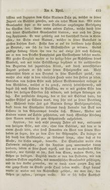 Image of the Page - 455 - in Legenden der Heiligen auf alle Tage des Jahres - Die Herrlichkeit der katholischen Kirche, dargestellt in den Lebensbeschriebungen der Heiligen Gottes, Volume 1