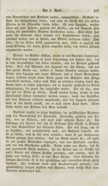 Image of the Page - 457 - in Legenden der Heiligen auf alle Tage des Jahres - Die Herrlichkeit der katholischen Kirche, dargestellt in den Lebensbeschriebungen der Heiligen Gottes, Volume 1