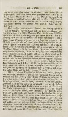 Image of the Page - 461 - in Legenden der Heiligen auf alle Tage des Jahres - Die Herrlichkeit der katholischen Kirche, dargestellt in den Lebensbeschriebungen der Heiligen Gottes, Volume 1