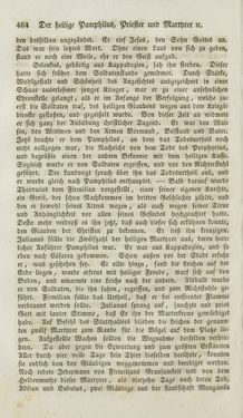 Image of the Page - 464 - in Legenden der Heiligen auf alle Tage des Jahres - Die Herrlichkeit der katholischen Kirche, dargestellt in den Lebensbeschriebungen der Heiligen Gottes, Volume 1