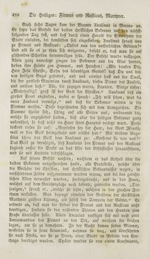 Bild der Seite - 488 - in Legenden der Heiligen auf alle Tage des Jahres - Die Herrlichkeit der katholischen Kirche, dargestellt in den Lebensbeschriebungen der Heiligen Gottes, Band 1