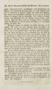 Image of the Page - 492 - in Legenden der Heiligen auf alle Tage des Jahres - Die Herrlichkeit der katholischen Kirche, dargestellt in den Lebensbeschriebungen der Heiligen Gottes, Volume 1