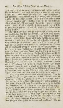 Image of the Page - 494 - in Legenden der Heiligen auf alle Tage des Jahres - Die Herrlichkeit der katholischen Kirche, dargestellt in den Lebensbeschriebungen der Heiligen Gottes, Volume 1
