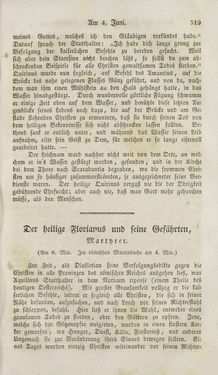 Bild der Seite - 519 - in Legenden der Heiligen auf alle Tage des Jahres - Die Herrlichkeit der katholischen Kirche, dargestellt in den Lebensbeschriebungen der Heiligen Gottes, Band 1