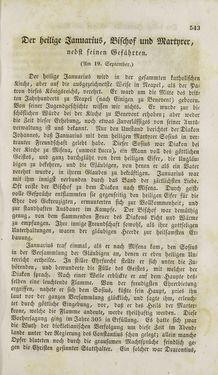 Image of the Page - 543 - in Legenden der Heiligen auf alle Tage des Jahres - Die Herrlichkeit der katholischen Kirche, dargestellt in den Lebensbeschriebungen der Heiligen Gottes, Volume 1