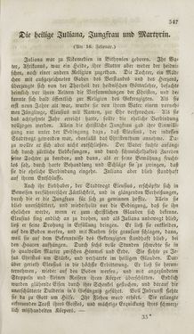 Image of the Page - 547 - in Legenden der Heiligen auf alle Tage des Jahres - Die Herrlichkeit der katholischen Kirche, dargestellt in den Lebensbeschriebungen der Heiligen Gottes, Volume 1