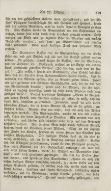 Image of the Page - 559 - in Legenden der Heiligen auf alle Tage des Jahres - Die Herrlichkeit der katholischen Kirche, dargestellt in den Lebensbeschriebungen der Heiligen Gottes, Volume 1