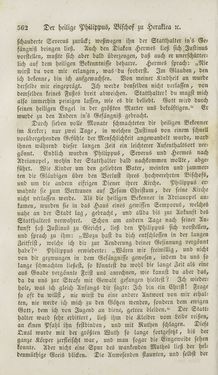 Image of the Page - 562 - in Legenden der Heiligen auf alle Tage des Jahres - Die Herrlichkeit der katholischen Kirche, dargestellt in den Lebensbeschriebungen der Heiligen Gottes, Volume 1