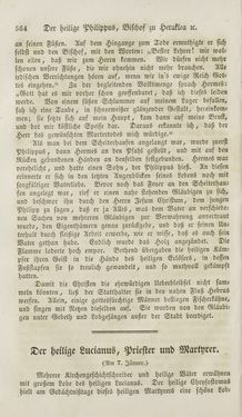 Image of the Page - 564 - in Legenden der Heiligen auf alle Tage des Jahres - Die Herrlichkeit der katholischen Kirche, dargestellt in den Lebensbeschriebungen der Heiligen Gottes, Volume 1