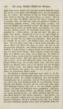 Bild der Seite - 574 - in Legenden der Heiligen auf alle Tage des Jahres - Die Herrlichkeit der katholischen Kirche, dargestellt in den Lebensbeschriebungen der Heiligen Gottes, Band 1