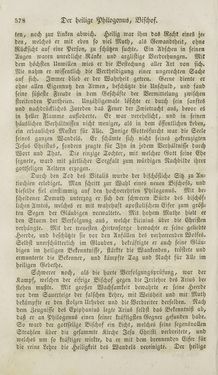 Image of the Page - 578 - in Legenden der Heiligen auf alle Tage des Jahres - Die Herrlichkeit der katholischen Kirche, dargestellt in den Lebensbeschriebungen der Heiligen Gottes, Volume 1