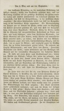 Image of the Page - 583 - in Legenden der Heiligen auf alle Tage des Jahres - Die Herrlichkeit der katholischen Kirche, dargestellt in den Lebensbeschriebungen der Heiligen Gottes, Volume 1