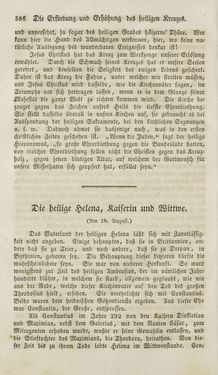 Image of the Page - 586 - in Legenden der Heiligen auf alle Tage des Jahres - Die Herrlichkeit der katholischen Kirche, dargestellt in den Lebensbeschriebungen der Heiligen Gottes, Volume 1