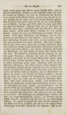 Image of the Page - 587 - in Legenden der Heiligen auf alle Tage des Jahres - Die Herrlichkeit der katholischen Kirche, dargestellt in den Lebensbeschriebungen der Heiligen Gottes, Volume 1