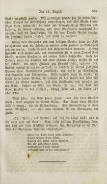 Image of the Page - 589 - in Legenden der Heiligen auf alle Tage des Jahres - Die Herrlichkeit der katholischen Kirche, dargestellt in den Lebensbeschriebungen der Heiligen Gottes, Volume 1