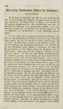 Image of the Page - 590 - in Legenden der Heiligen auf alle Tage des Jahres - Die Herrlichkeit der katholischen Kirche, dargestellt in den Lebensbeschriebungen der Heiligen Gottes, Volume 1