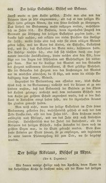Bild der Seite - 602 - in Legenden der Heiligen auf alle Tage des Jahres - Die Herrlichkeit der katholischen Kirche, dargestellt in den Lebensbeschriebungen der Heiligen Gottes, Band 1