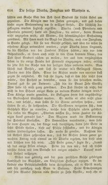 Bild der Seite - 614 - in Legenden der Heiligen auf alle Tage des Jahres - Die Herrlichkeit der katholischen Kirche, dargestellt in den Lebensbeschriebungen der Heiligen Gottes, Band 1