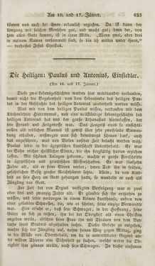 Bild der Seite - 623 - in Legenden der Heiligen auf alle Tage des Jahres - Die Herrlichkeit der katholischen Kirche, dargestellt in den Lebensbeschriebungen der Heiligen Gottes, Band 1