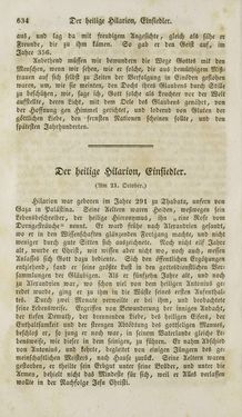 Bild der Seite - 634 - in Legenden der Heiligen auf alle Tage des Jahres - Die Herrlichkeit der katholischen Kirche, dargestellt in den Lebensbeschriebungen der Heiligen Gottes, Band 1