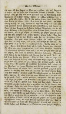 Image of the Page - 637 - in Legenden der Heiligen auf alle Tage des Jahres - Die Herrlichkeit der katholischen Kirche, dargestellt in den Lebensbeschriebungen der Heiligen Gottes, Volume 1