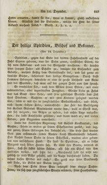 Image of the Page - 647 - in Legenden der Heiligen auf alle Tage des Jahres - Die Herrlichkeit der katholischen Kirche, dargestellt in den Lebensbeschriebungen der Heiligen Gottes, Volume 1