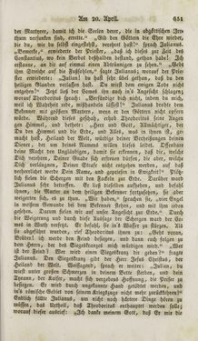 Image of the Page - 651 - in Legenden der Heiligen auf alle Tage des Jahres - Die Herrlichkeit der katholischen Kirche, dargestellt in den Lebensbeschriebungen der Heiligen Gottes, Volume 1