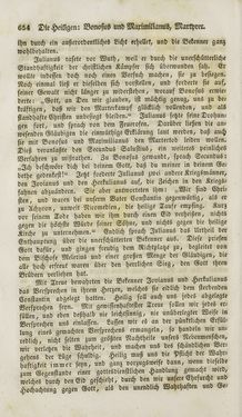 Image of the Page - 654 - in Legenden der Heiligen auf alle Tage des Jahres - Die Herrlichkeit der katholischen Kirche, dargestellt in den Lebensbeschriebungen der Heiligen Gottes, Volume 1