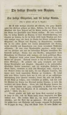 Bild der Seite - 661 - in Legenden der Heiligen auf alle Tage des Jahres - Die Herrlichkeit der katholischen Kirche, dargestellt in den Lebensbeschriebungen der Heiligen Gottes, Band 1