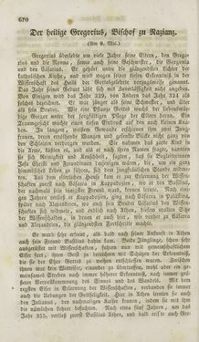 Image of the Page - 670 - in Legenden der Heiligen auf alle Tage des Jahres - Die Herrlichkeit der katholischen Kirche, dargestellt in den Lebensbeschriebungen der Heiligen Gottes, Volume 1