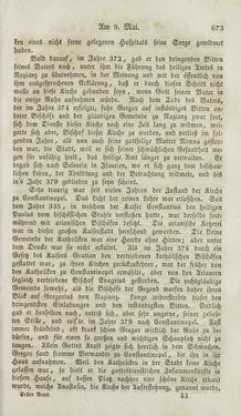 Image of the Page - 673 - in Legenden der Heiligen auf alle Tage des Jahres - Die Herrlichkeit der katholischen Kirche, dargestellt in den Lebensbeschriebungen der Heiligen Gottes, Volume 1