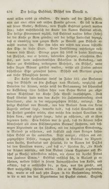 Bild der Seite - 676 - in Legenden der Heiligen auf alle Tage des Jahres - Die Herrlichkeit der katholischen Kirche, dargestellt in den Lebensbeschriebungen der Heiligen Gottes, Band 1