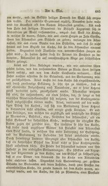Image of the Page - 685 - in Legenden der Heiligen auf alle Tage des Jahres - Die Herrlichkeit der katholischen Kirche, dargestellt in den Lebensbeschriebungen der Heiligen Gottes, Volume 1