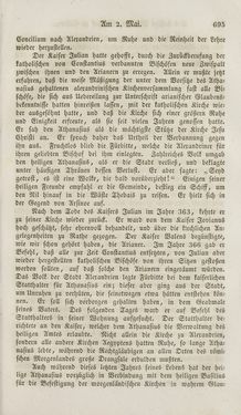 Bild der Seite - 695 - in Legenden der Heiligen auf alle Tage des Jahres - Die Herrlichkeit der katholischen Kirche, dargestellt in den Lebensbeschriebungen der Heiligen Gottes, Band 1