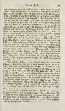 Bild der Seite - 703 - in Legenden der Heiligen auf alle Tage des Jahres - Die Herrlichkeit der katholischen Kirche, dargestellt in den Lebensbeschriebungen der Heiligen Gottes, Band 1