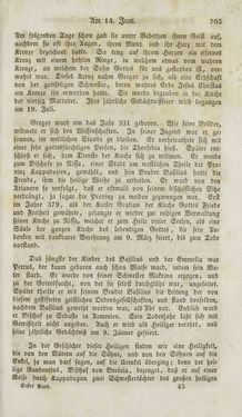 Bild der Seite - 705 - in Legenden der Heiligen auf alle Tage des Jahres - Die Herrlichkeit der katholischen Kirche, dargestellt in den Lebensbeschriebungen der Heiligen Gottes, Band 1