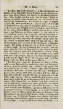 Image of the Page - 725 - in Legenden der Heiligen auf alle Tage des Jahres - Die Herrlichkeit der katholischen Kirche, dargestellt in den Lebensbeschriebungen der Heiligen Gottes, Volume 1