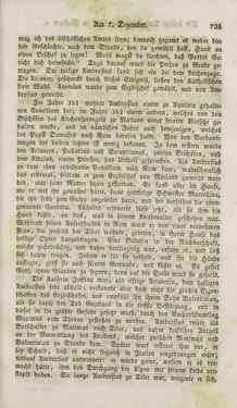 Bild der Seite - 735 - in Legenden der Heiligen auf alle Tage des Jahres - Die Herrlichkeit der katholischen Kirche, dargestellt in den Lebensbeschriebungen der Heiligen Gottes, Band 1