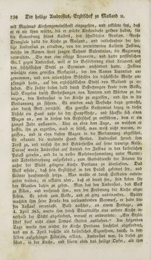 Bild der Seite - 736 - in Legenden der Heiligen auf alle Tage des Jahres - Die Herrlichkeit der katholischen Kirche, dargestellt in den Lebensbeschriebungen der Heiligen Gottes, Band 1