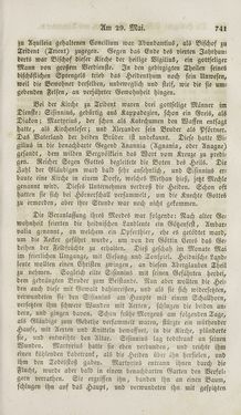 Image of the Page - 741 - in Legenden der Heiligen auf alle Tage des Jahres - Die Herrlichkeit der katholischen Kirche, dargestellt in den Lebensbeschriebungen der Heiligen Gottes, Volume 1