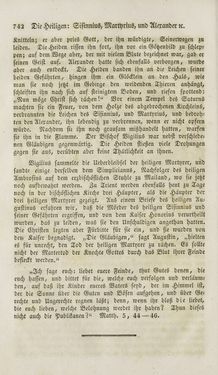 Image of the Page - 742 - in Legenden der Heiligen auf alle Tage des Jahres - Die Herrlichkeit der katholischen Kirche, dargestellt in den Lebensbeschriebungen der Heiligen Gottes, Volume 1
