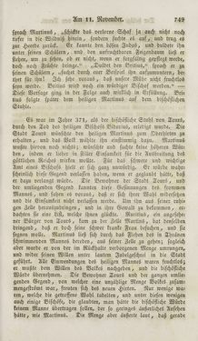 Image of the Page - 749 - in Legenden der Heiligen auf alle Tage des Jahres - Die Herrlichkeit der katholischen Kirche, dargestellt in den Lebensbeschriebungen der Heiligen Gottes, Volume 1
