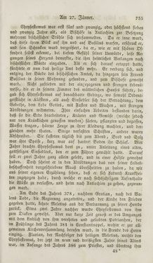 Image of the Page - 755 - in Legenden der Heiligen auf alle Tage des Jahres - Die Herrlichkeit der katholischen Kirche, dargestellt in den Lebensbeschriebungen der Heiligen Gottes, Volume 1