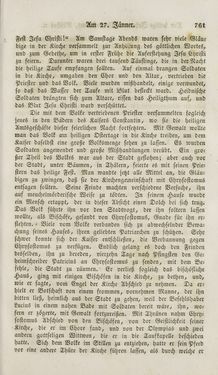 Bild der Seite - 761 - in Legenden der Heiligen auf alle Tage des Jahres - Die Herrlichkeit der katholischen Kirche, dargestellt in den Lebensbeschriebungen der Heiligen Gottes, Band 1