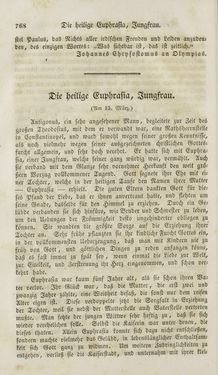 Image of the Page - 768 - in Legenden der Heiligen auf alle Tage des Jahres - Die Herrlichkeit der katholischen Kirche, dargestellt in den Lebensbeschriebungen der Heiligen Gottes, Volume 1