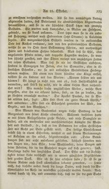 Image of the Page - 775 - in Legenden der Heiligen auf alle Tage des Jahres - Die Herrlichkeit der katholischen Kirche, dargestellt in den Lebensbeschriebungen der Heiligen Gottes, Volume 1