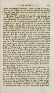 Bild der Seite - 777 - in Legenden der Heiligen auf alle Tage des Jahres - Die Herrlichkeit der katholischen Kirche, dargestellt in den Lebensbeschriebungen der Heiligen Gottes, Band 1