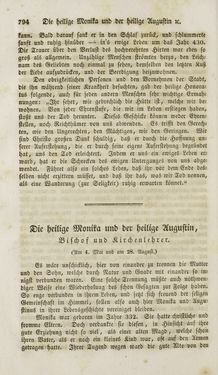 Image of the Page - 794 - in Legenden der Heiligen auf alle Tage des Jahres - Die Herrlichkeit der katholischen Kirche, dargestellt in den Lebensbeschriebungen der Heiligen Gottes, Volume 1